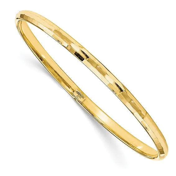 10K Polished Bangle