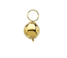 14k Gold Ball Charm