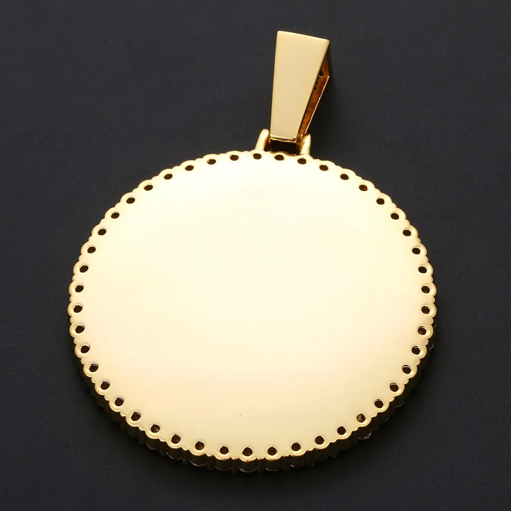 14k Gold Plated Personalized Photo Pendant Necklace