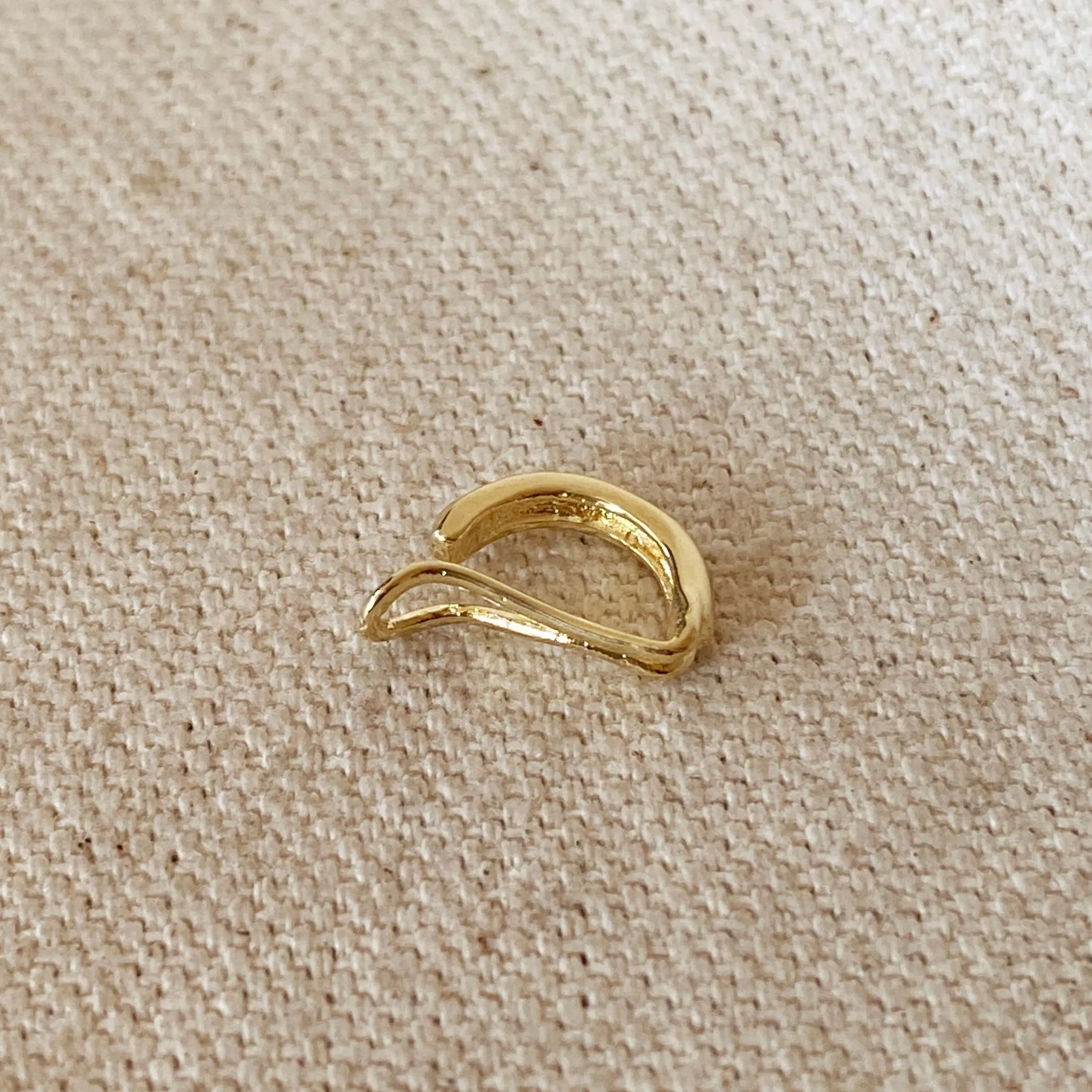 18k Gold Filled Delicate  Ear Cuff