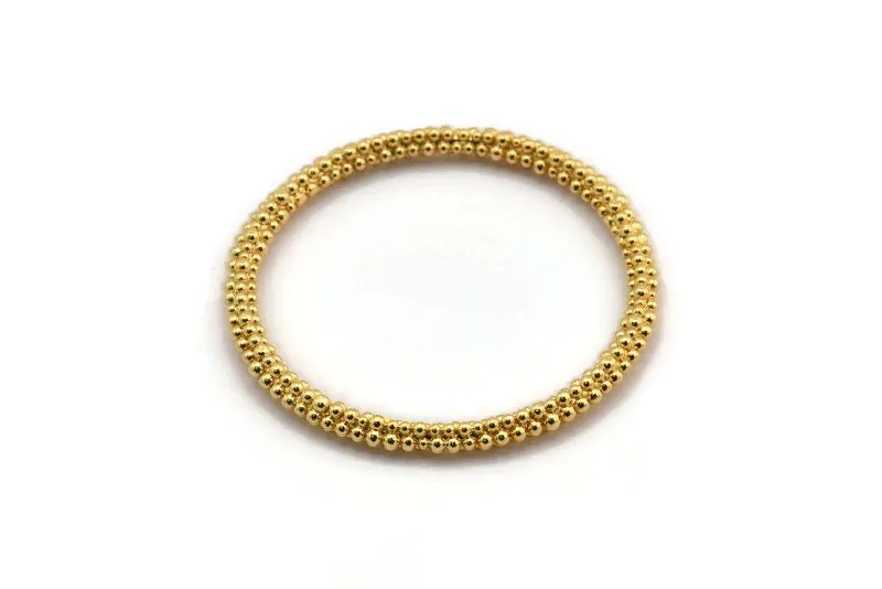 46mm Circle Connectors, Gold Plated Brass Circle Connectors (46x4x4mm) N1736