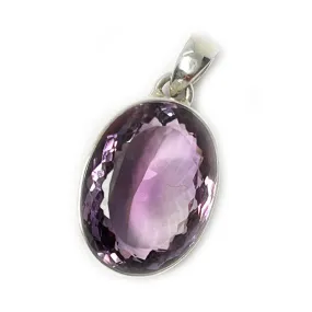 Aarna Amethyst Oval Statement Pendant