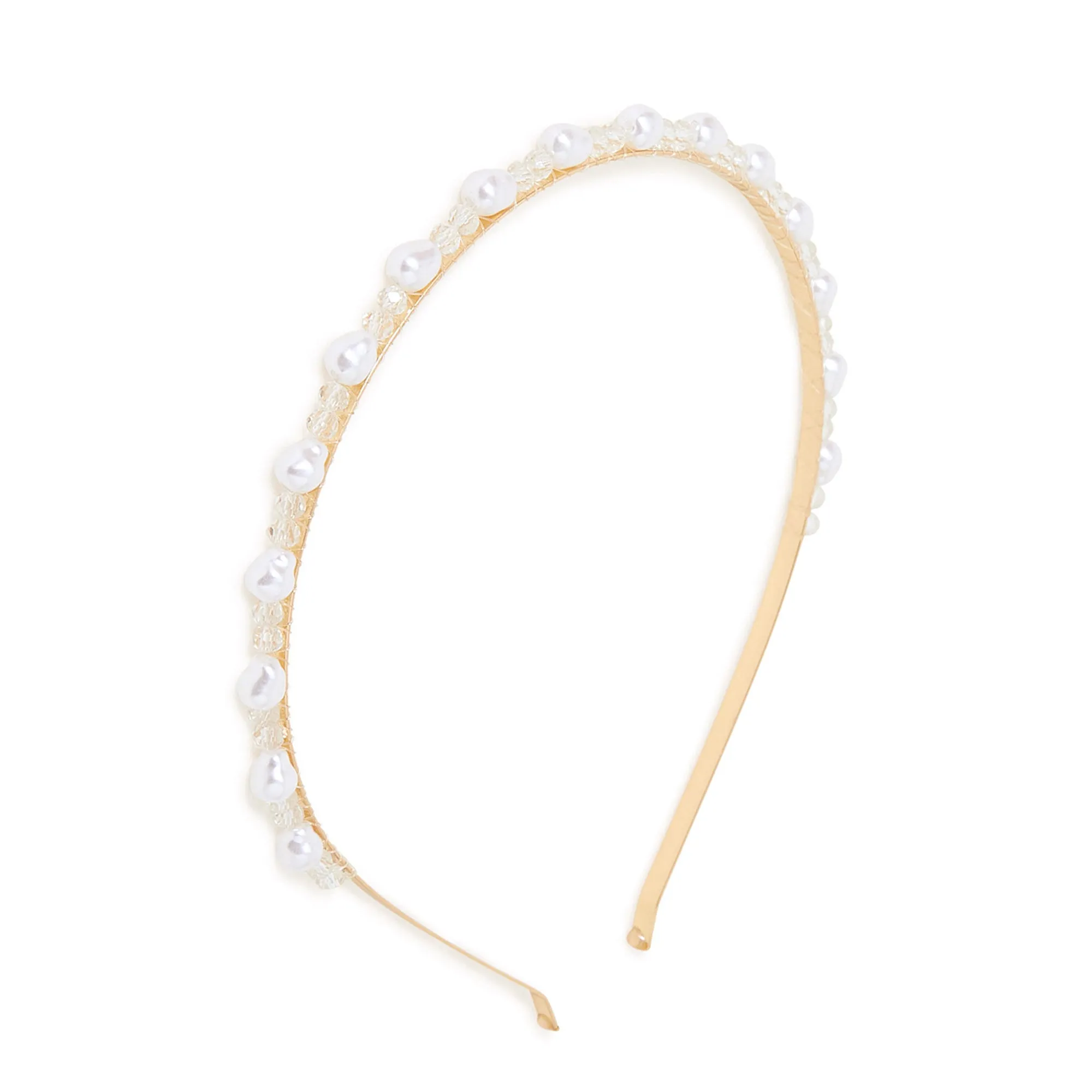 Accessorize London White Pearl And Bead Headband