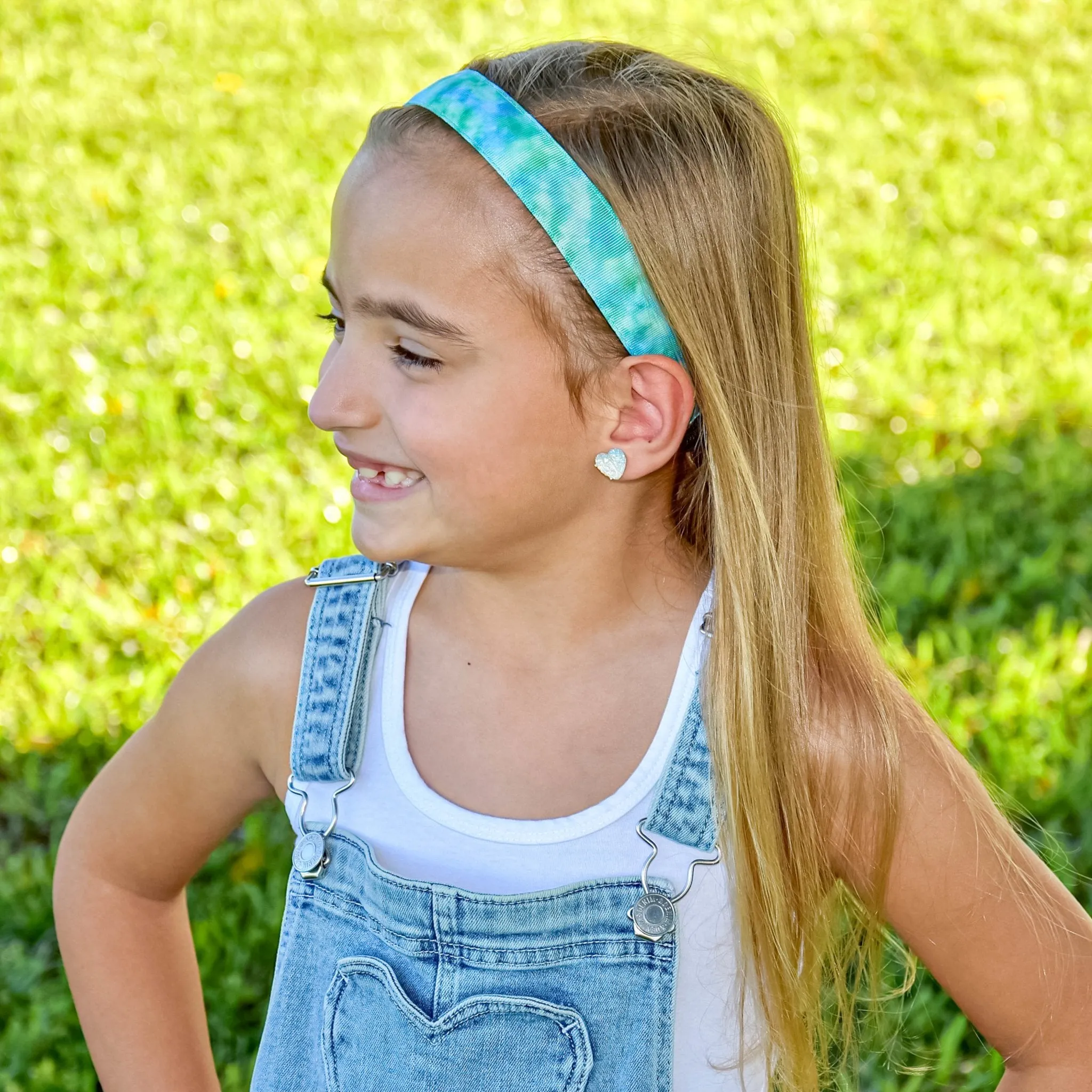 Adjustable No Slip Tonal Tie Dye Headband