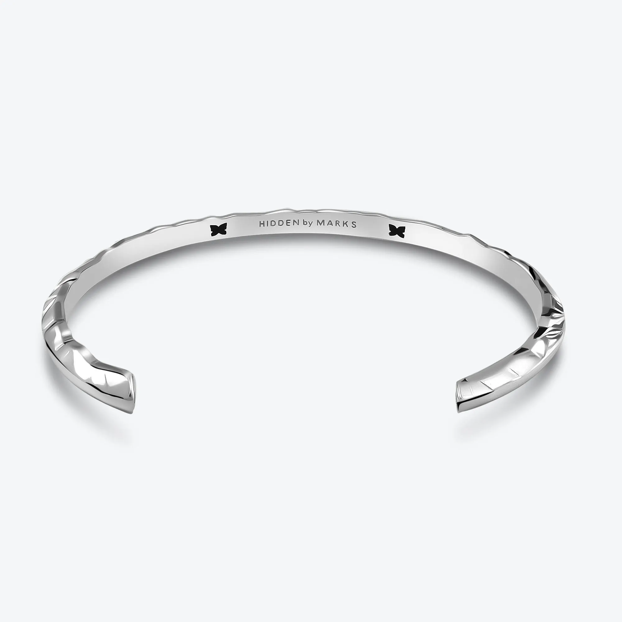 A.Iceberg Silver Bangle