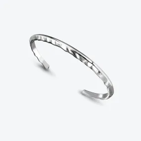 A.Iceberg Silver Bangle