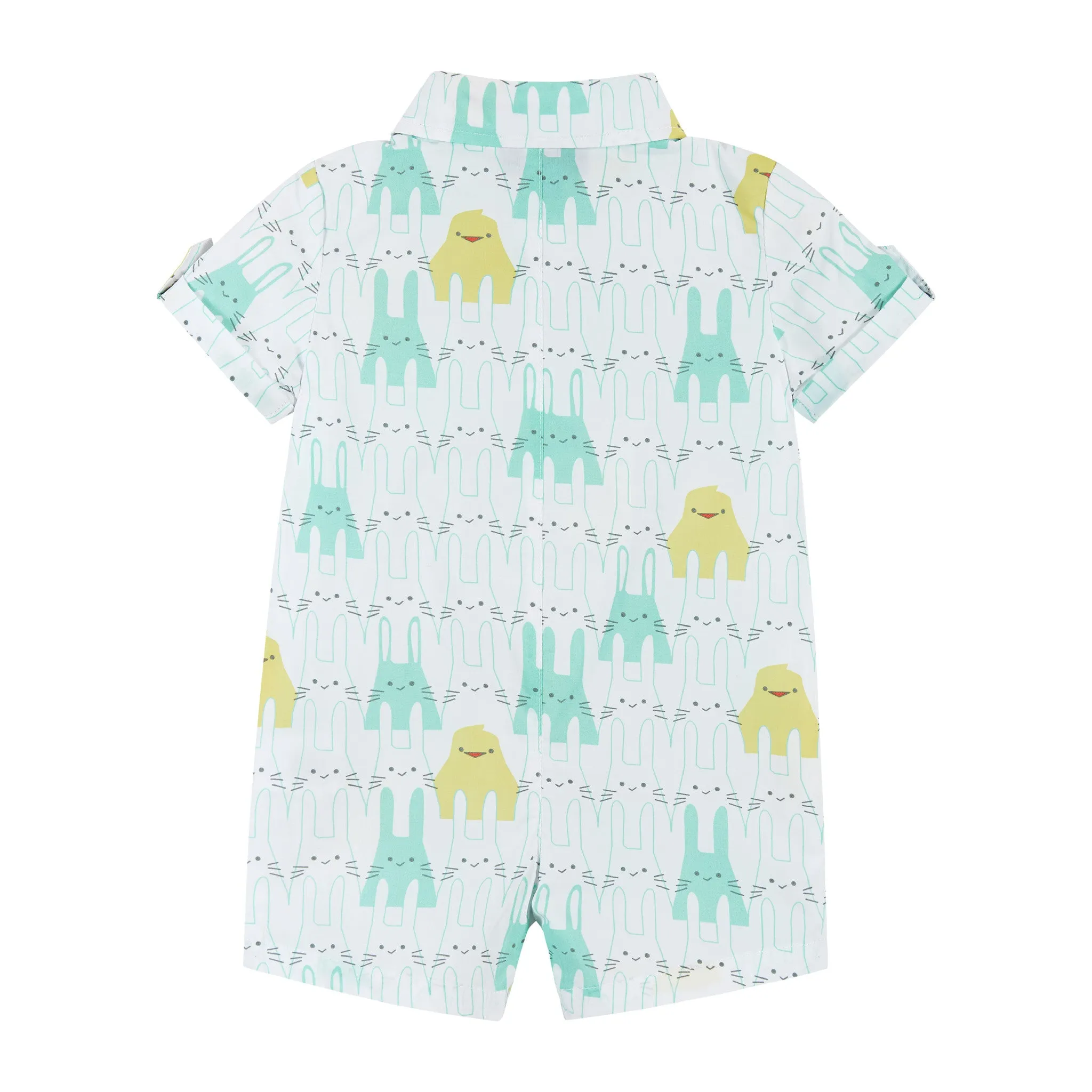 Baby Spring Animals Print Shirtall | Multicolor