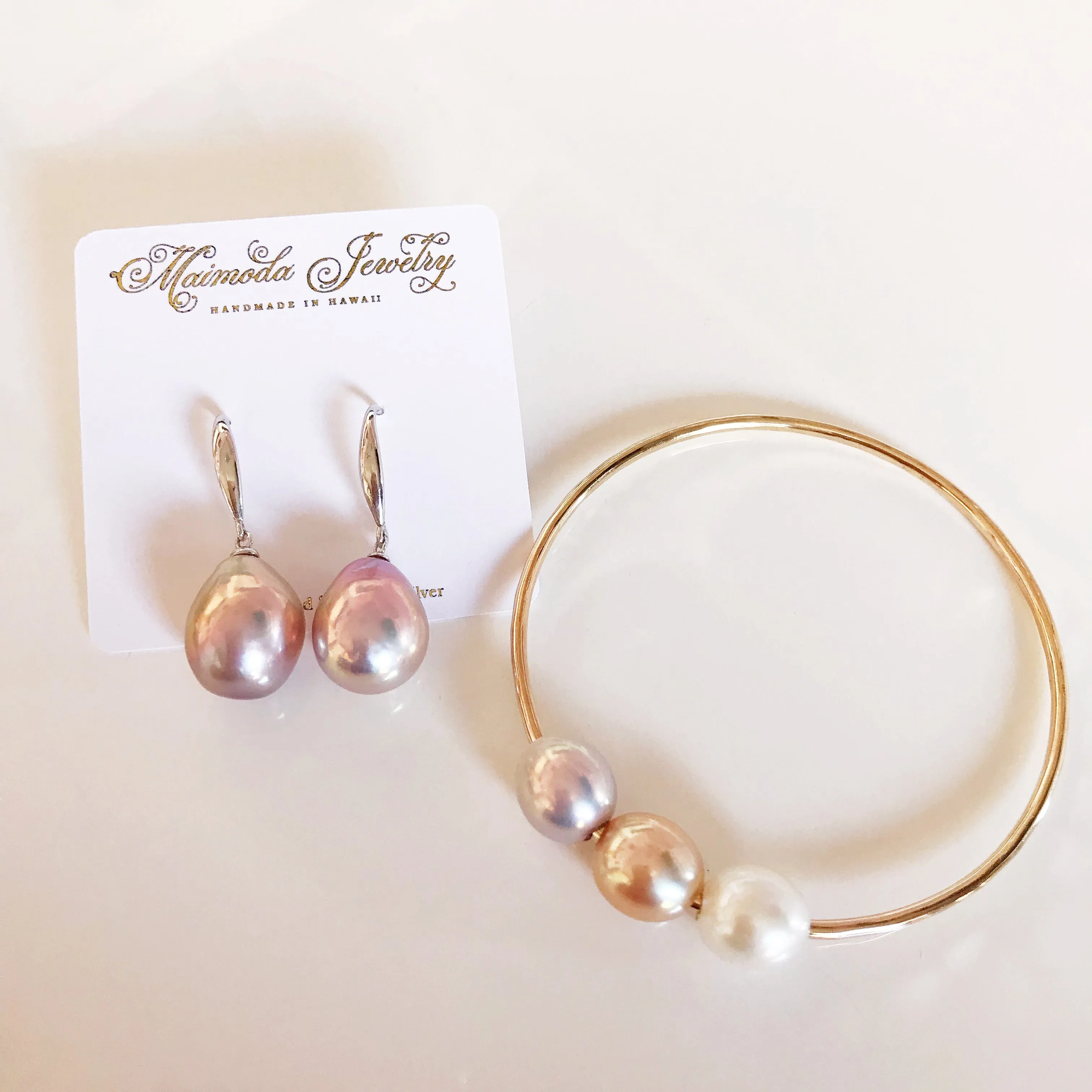 Bangle PAIGE - Edison pearls (B350)