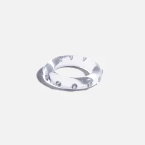 Big Lucid Bangle, Clear