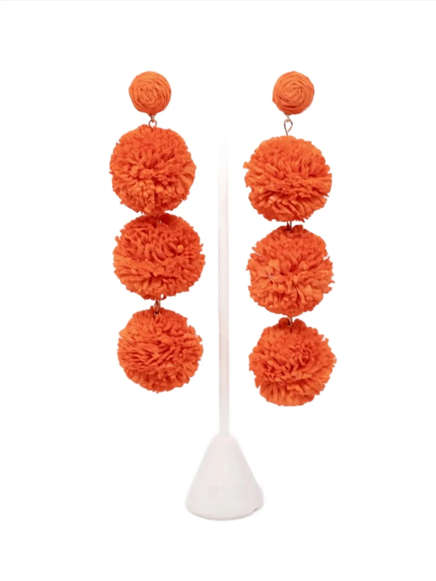 Buford Pom Pom Drop Earring - (three colors)