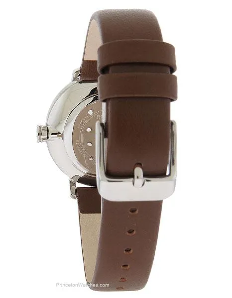 Bulova Ladies Frank Lloyd Wright SC Johnson Building Watch - Brown Leather