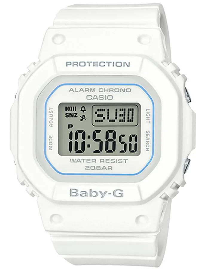 Casio Baby-G Ladies BGD560 Series Watch - Matte White- Digital - 200M