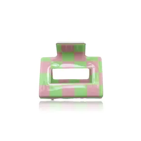 Chloe Clip in Green & Pink