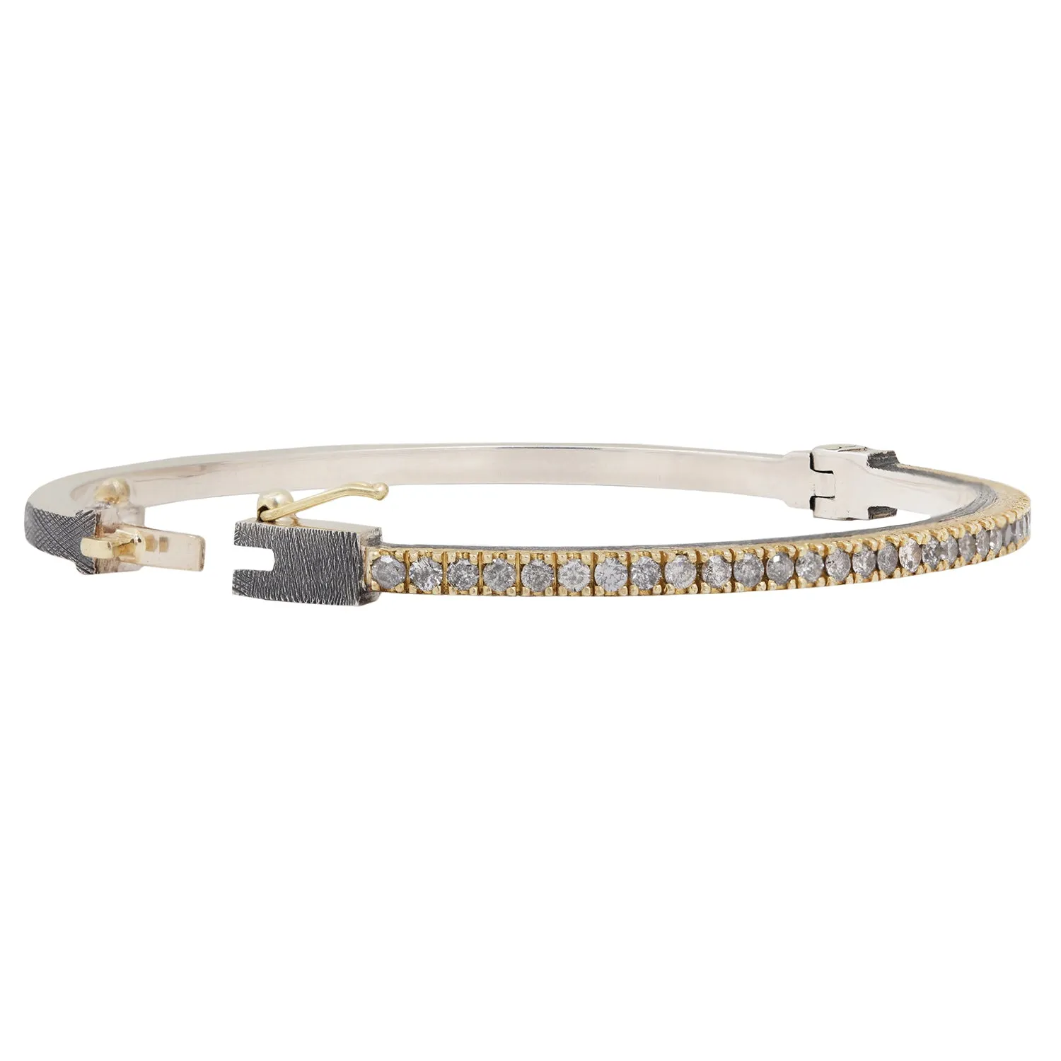 Chloe Gray Diamond Bangle