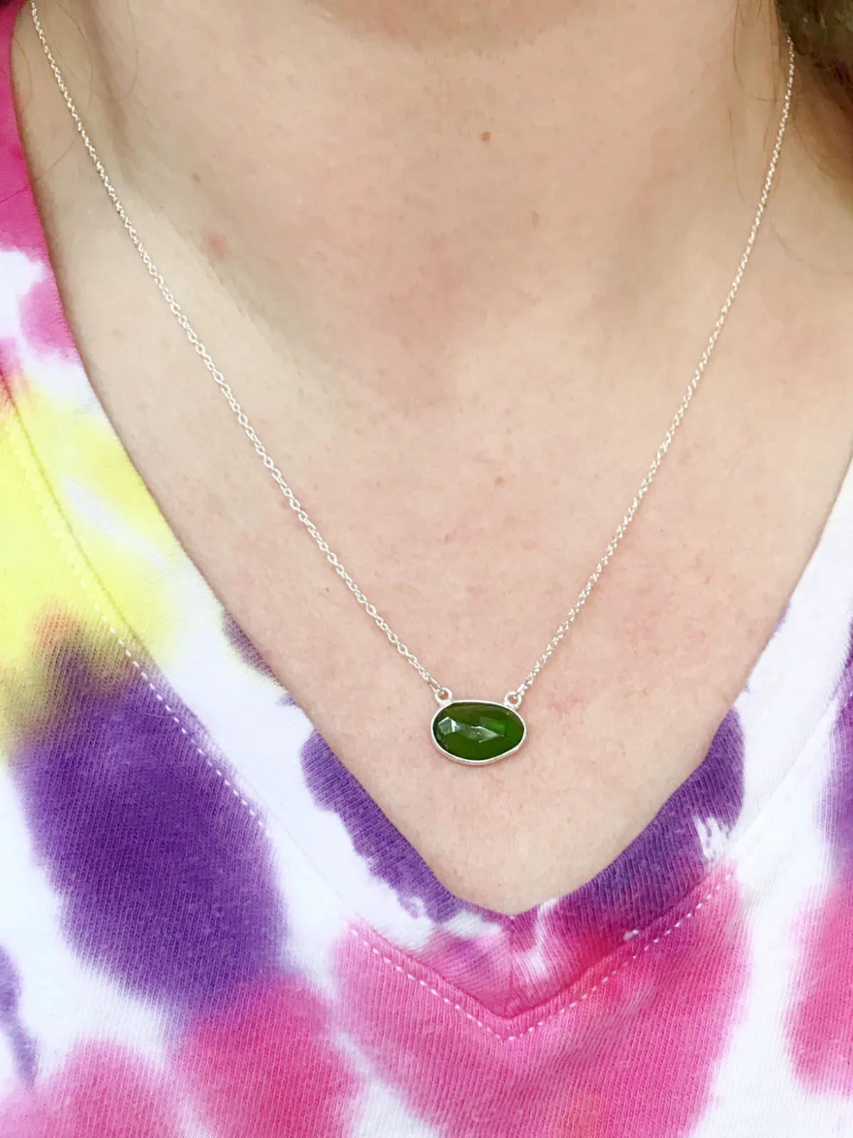 Chrome Diopside Necklace