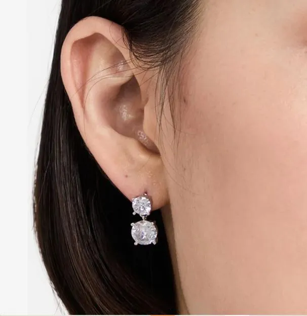 CZ Drop Earring