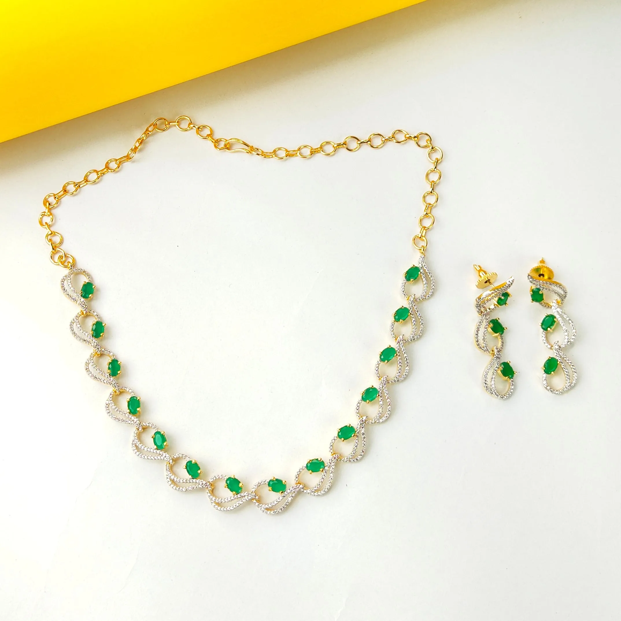 CZ Necklace Set By Asp Fashion Jewellery