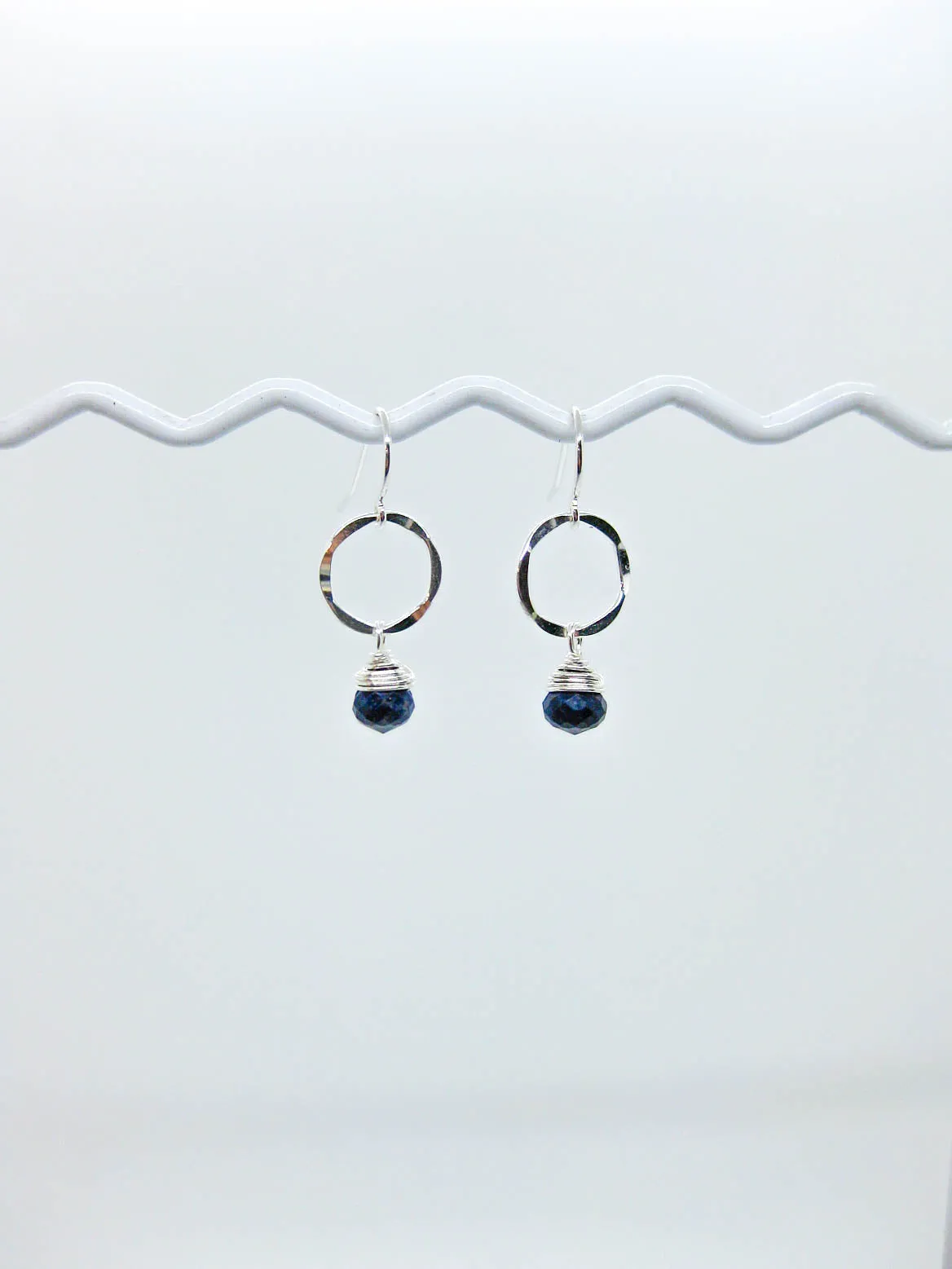 Daisy: Lapis Earrings - e730