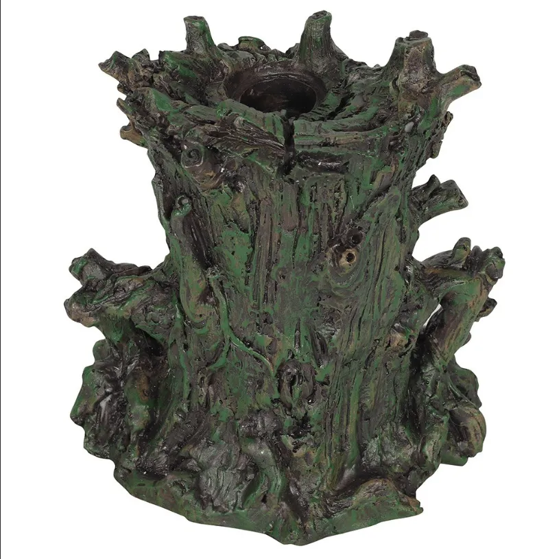 Dark Tree Man Backflow Incense Burner with Light