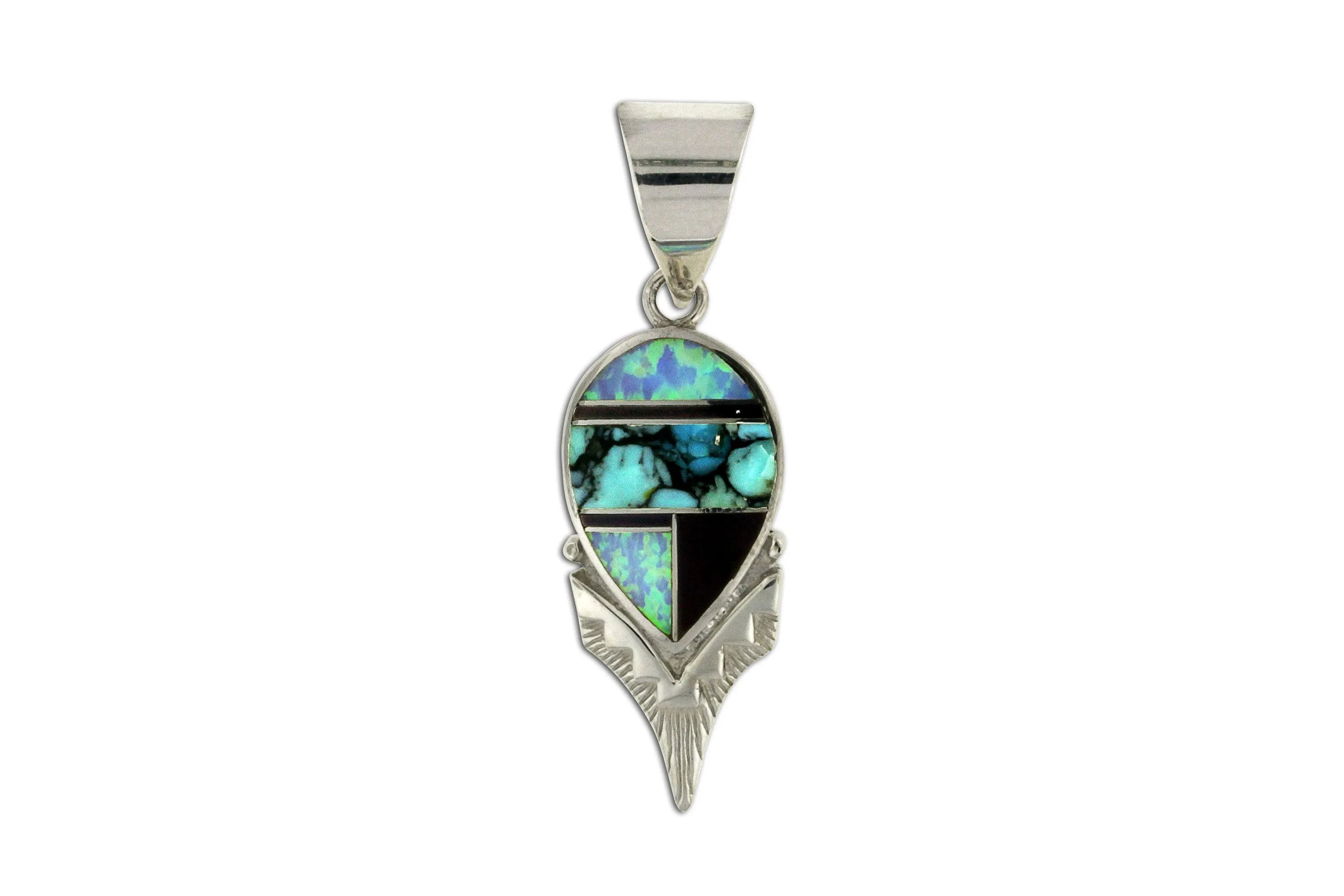 David Rosales Handcrafted Shalako Pendant