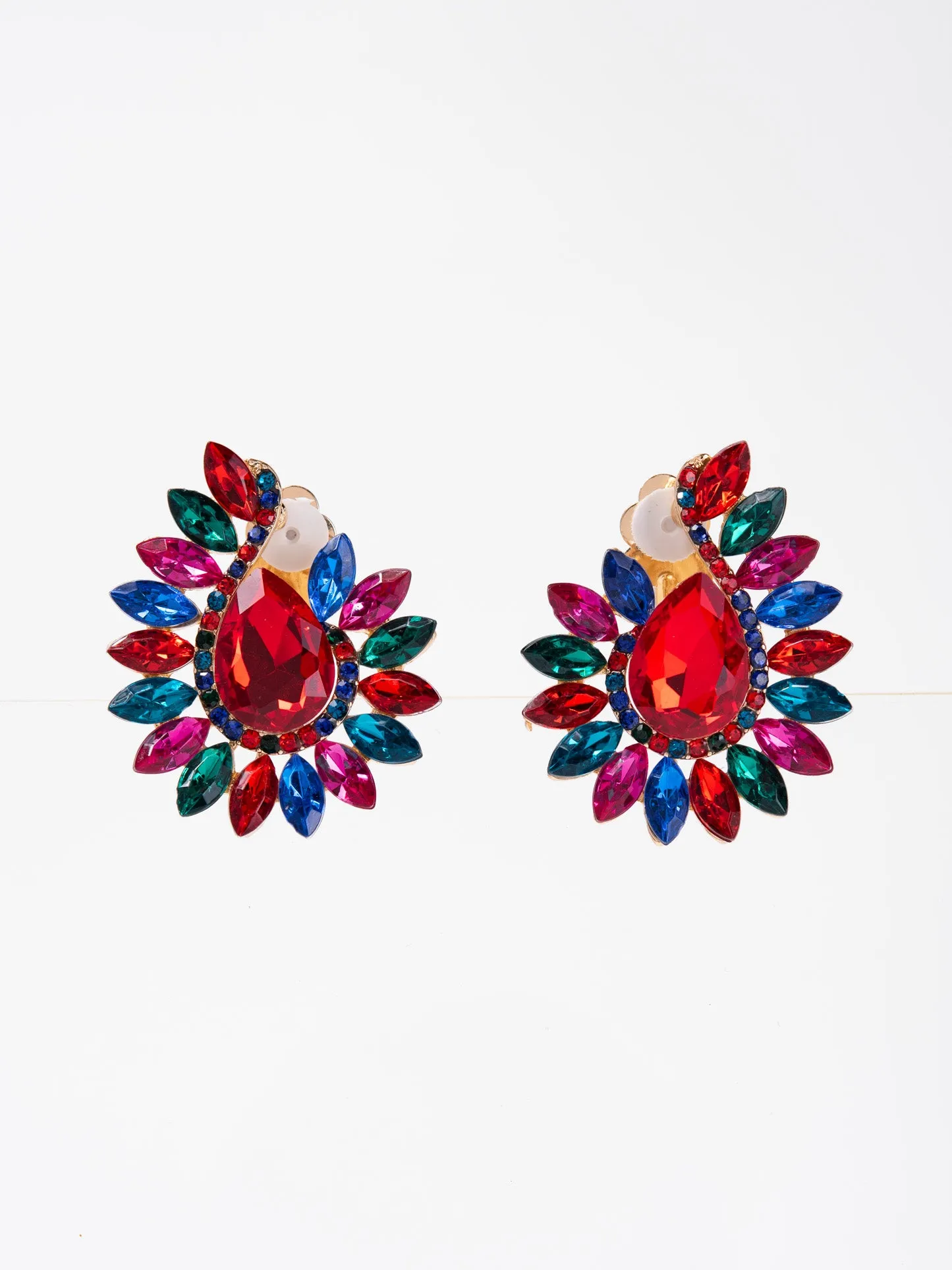 Delany Statement Spider Clip-On Earrings