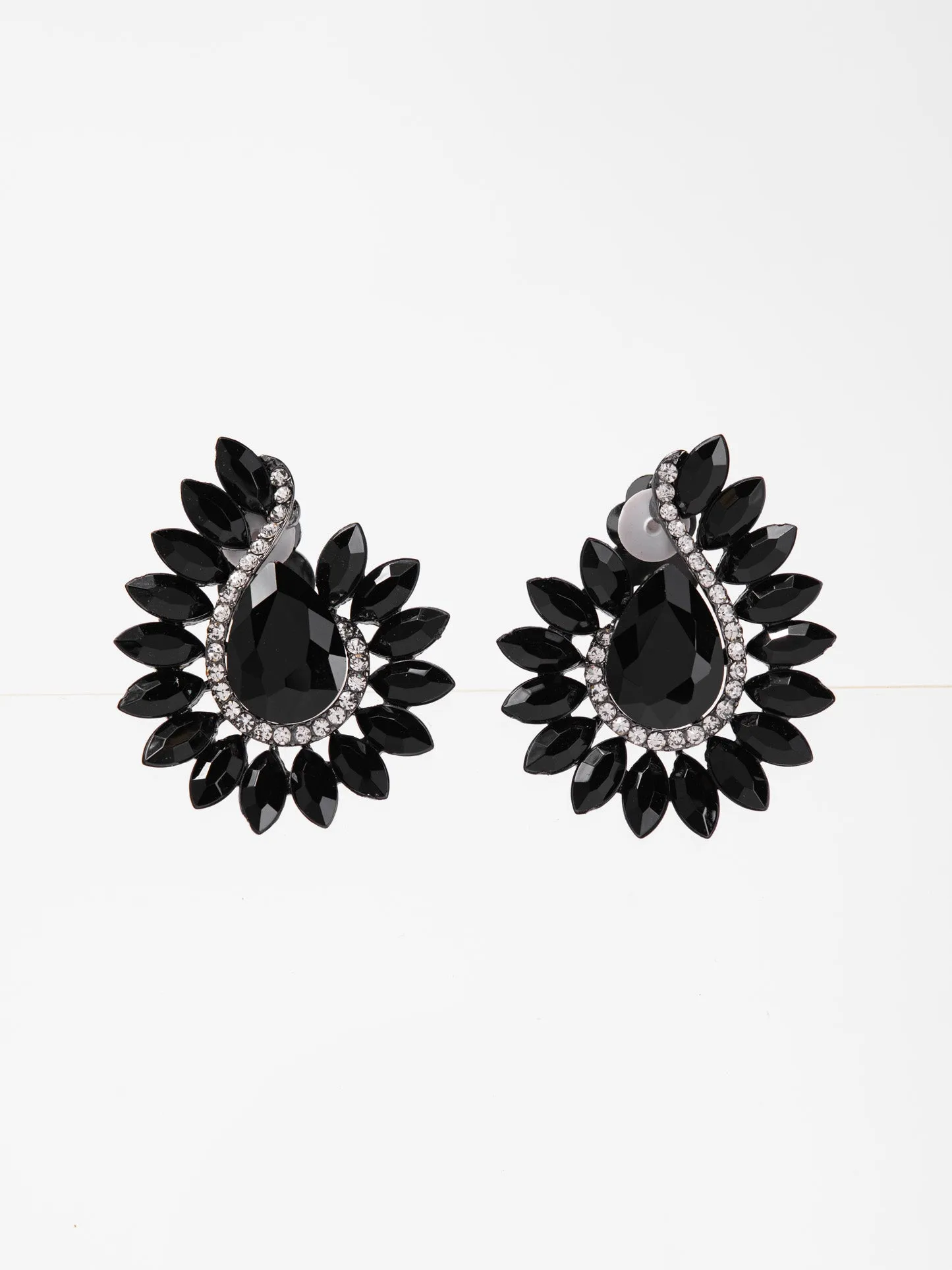 Delany Statement Spider Clip-On Earrings