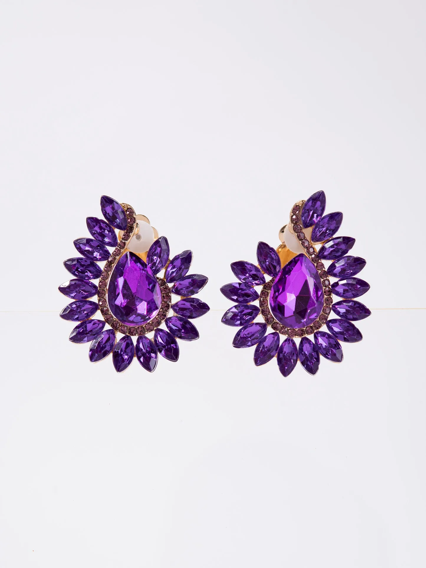 Delany Statement Spider Clip-On Earrings