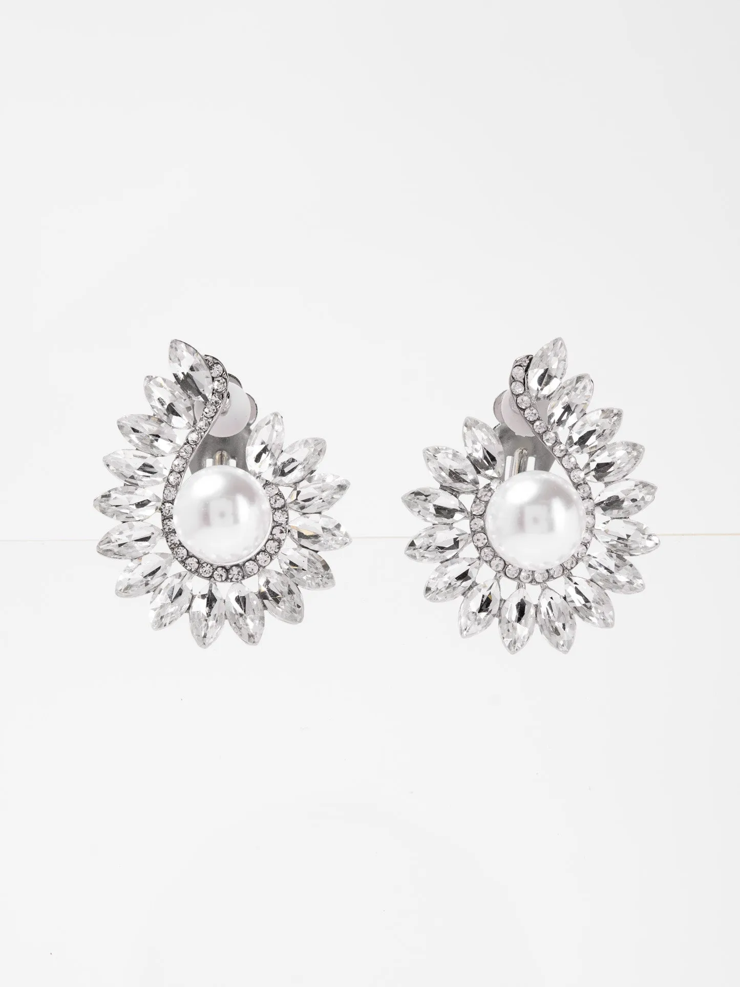 Delany Statement Spider Clip-On Earrings