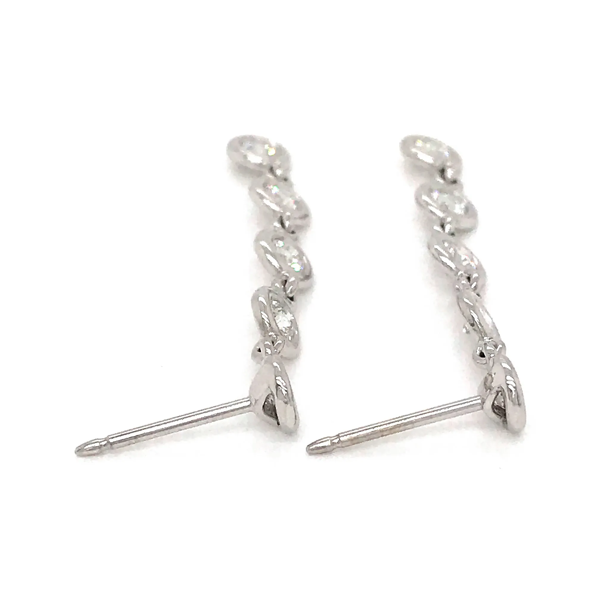 Diamond Drop Earrings