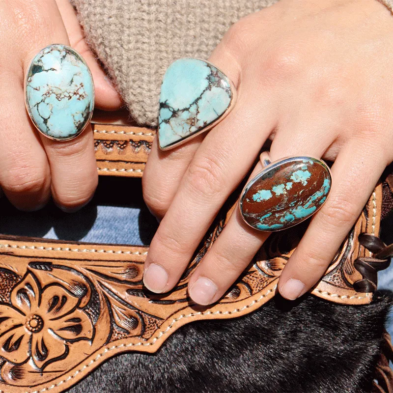 Dixie Turquoise Bohemian Ring (W)