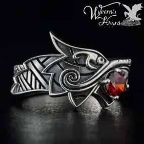 Fenrir, The Sun-Eater Sterling Silver Ring