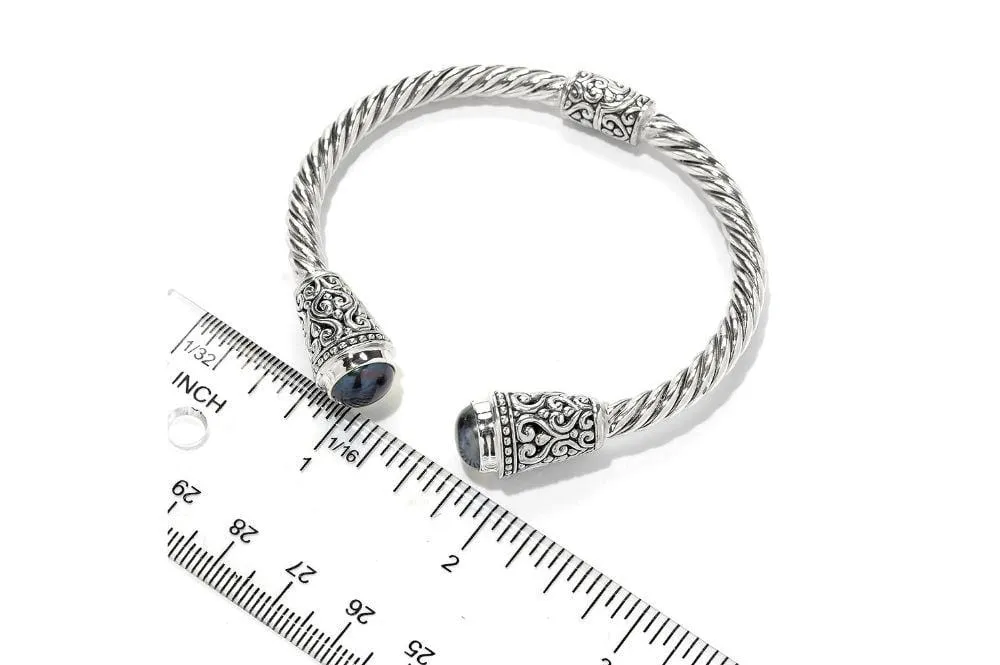 Fiorella Bangle- White Pearl