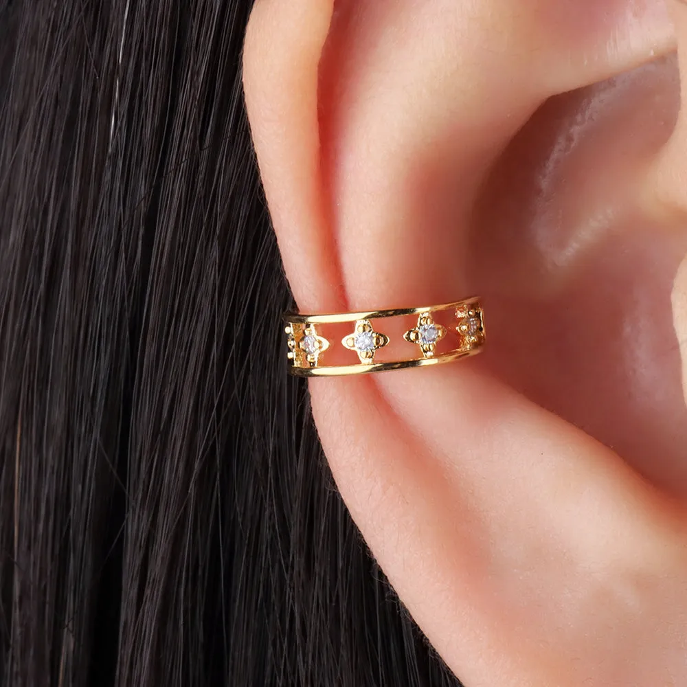 Flower Ear Cuff