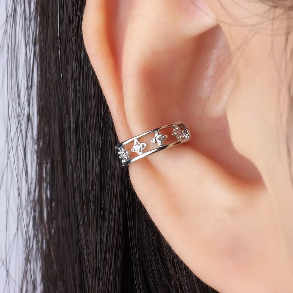 Flower Ear Cuff