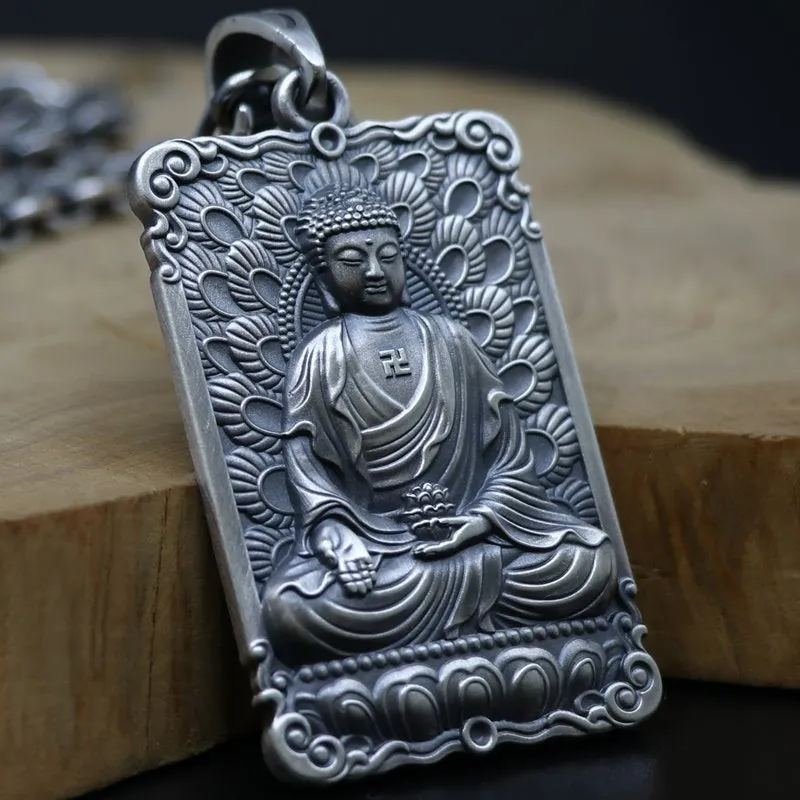 Framed Charity Amitabha Buddha Pendant