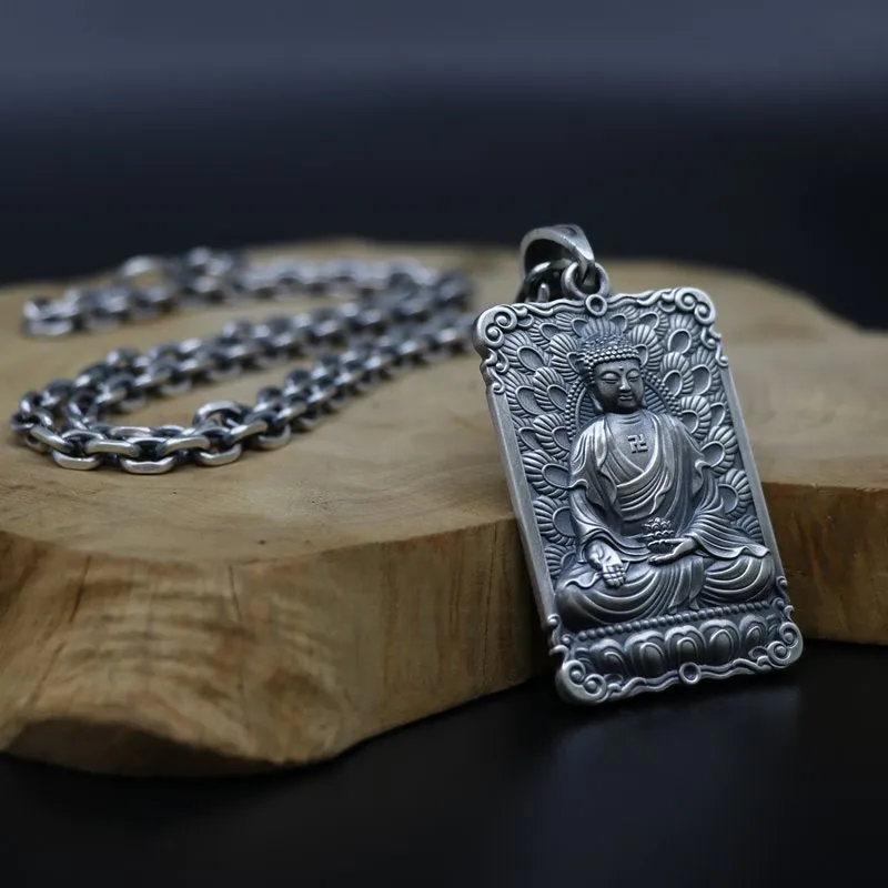 Framed Charity Amitabha Buddha Pendant