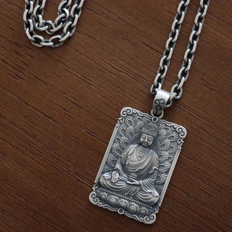 Framed Charity Amitabha Buddha Pendant