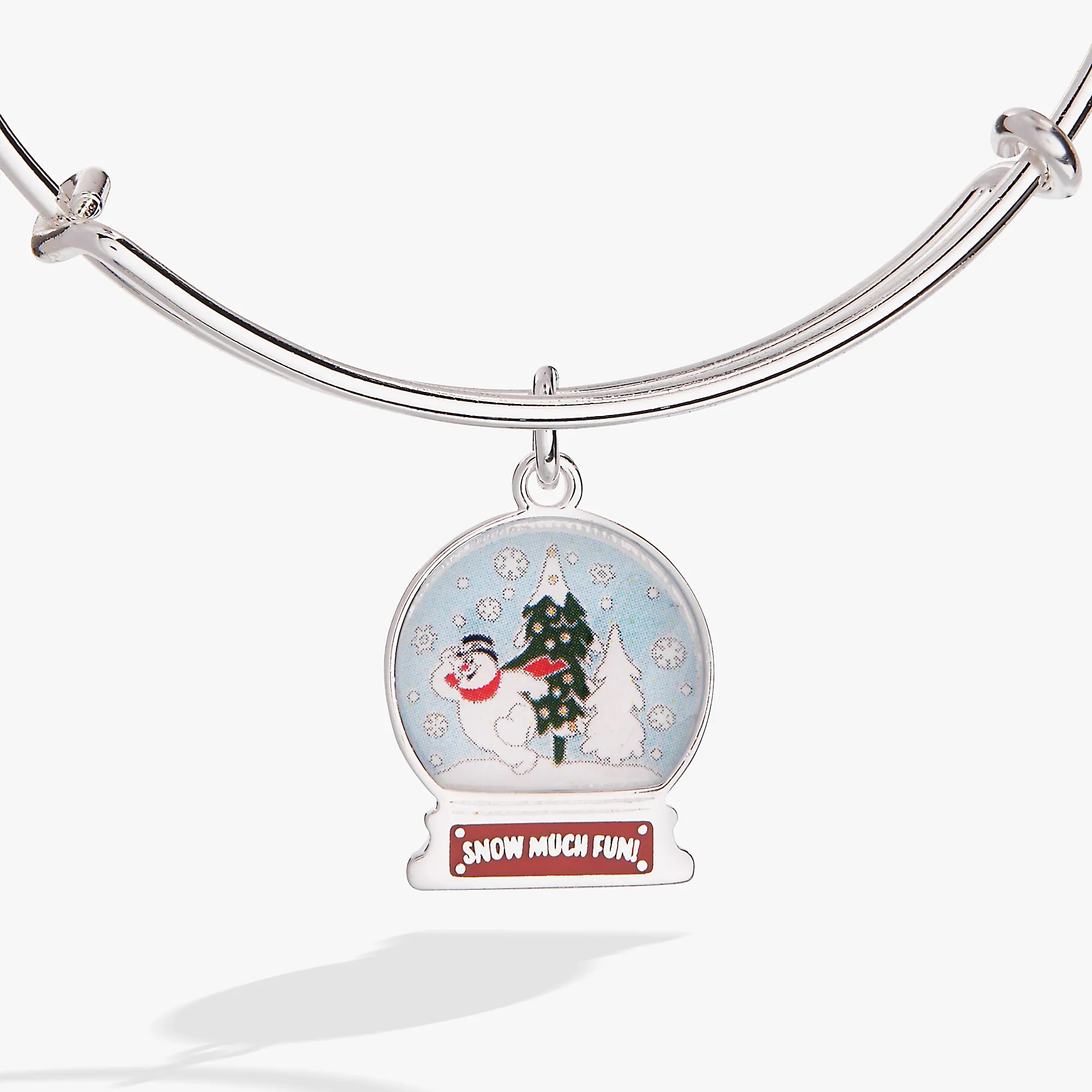 FROSTY THE SNOWMAN Snowglobe Charm Bangle