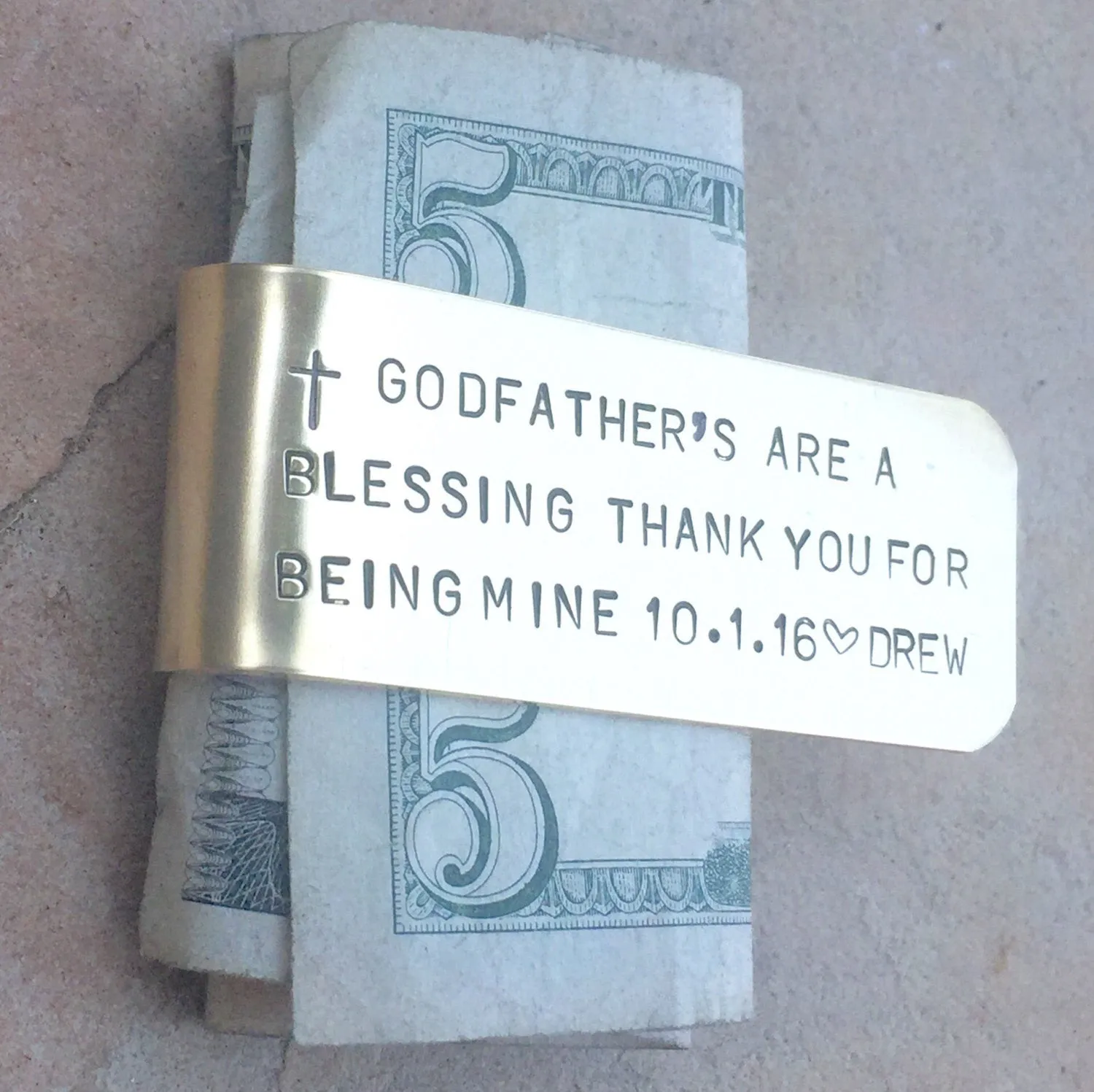 Godfather Money Clip, Personalized