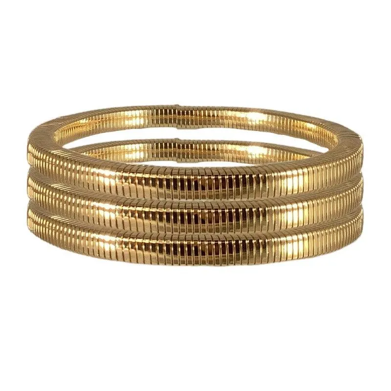 Gold Stretch Bangle