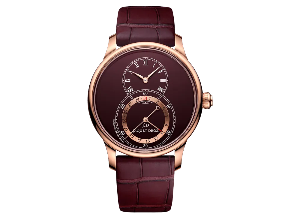 GRANDE SECONDE QUANTIME BURGUNDY ENAMEL