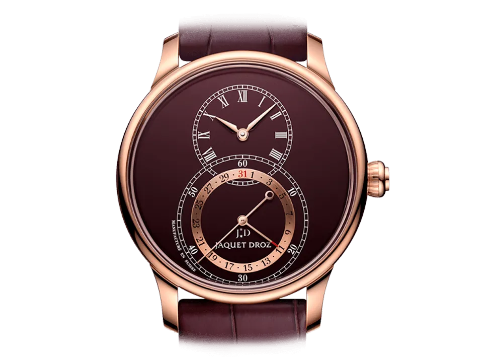 GRANDE SECONDE QUANTIME BURGUNDY ENAMEL