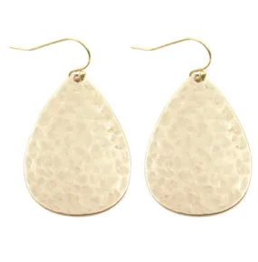 Hammered Tear Drop ( 2 colors )