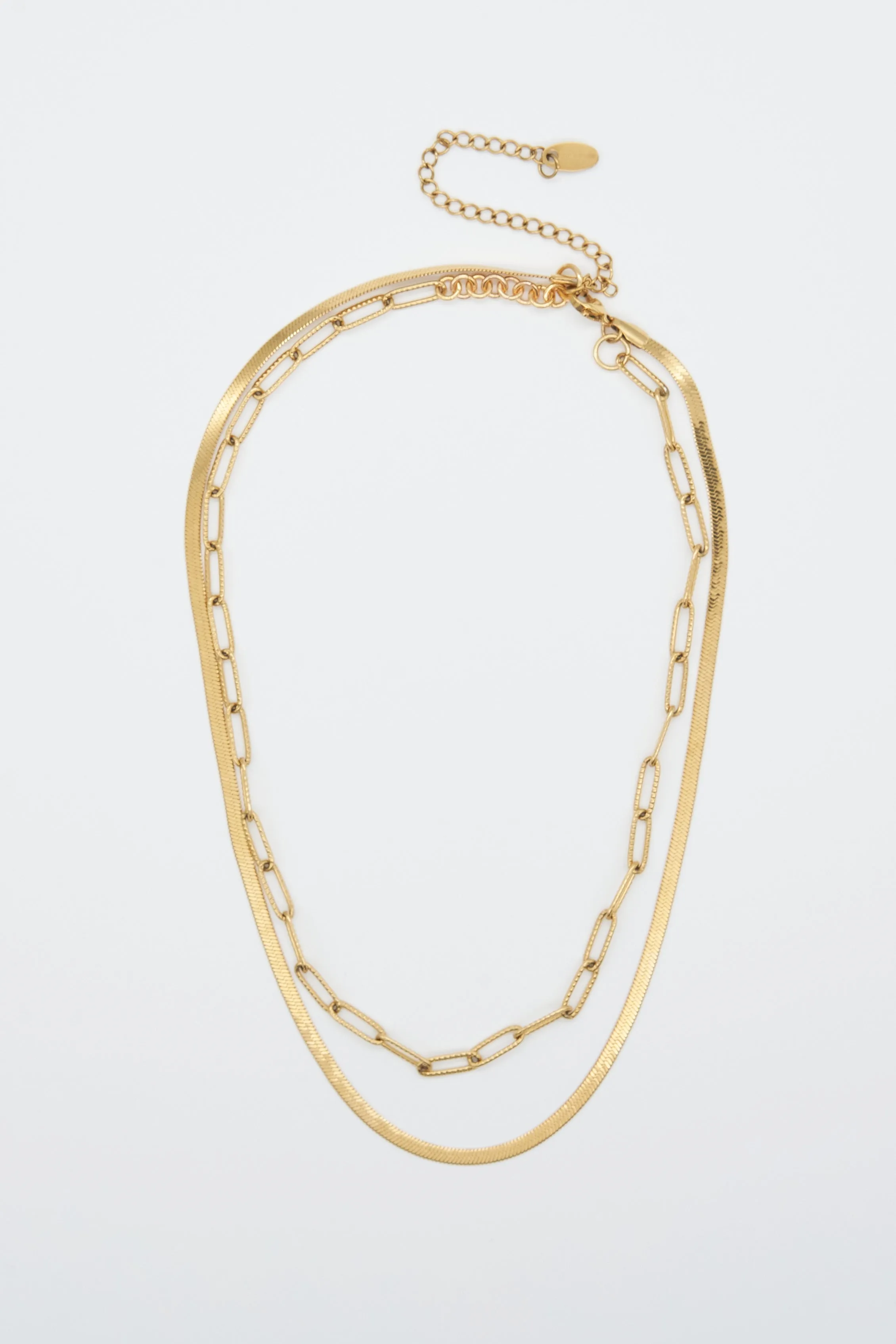 Herringbone Layered Necklace