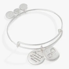 Hidden Message Infinity Affirmation Bangle