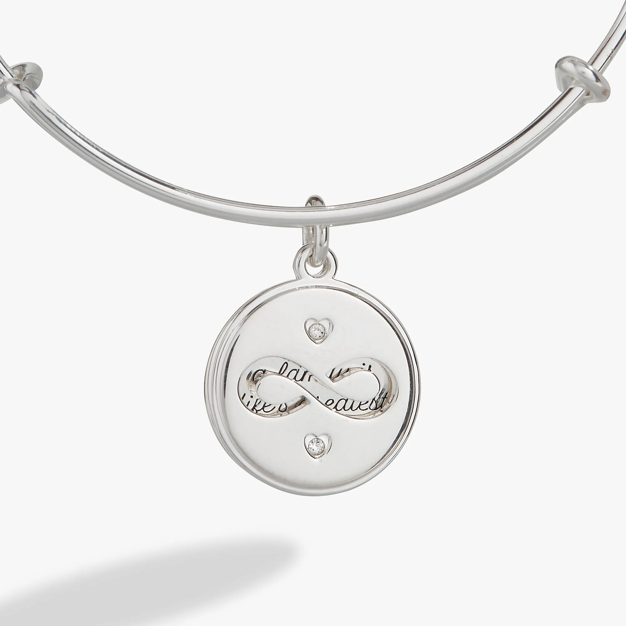 Hidden Message Infinity Affirmation Bangle