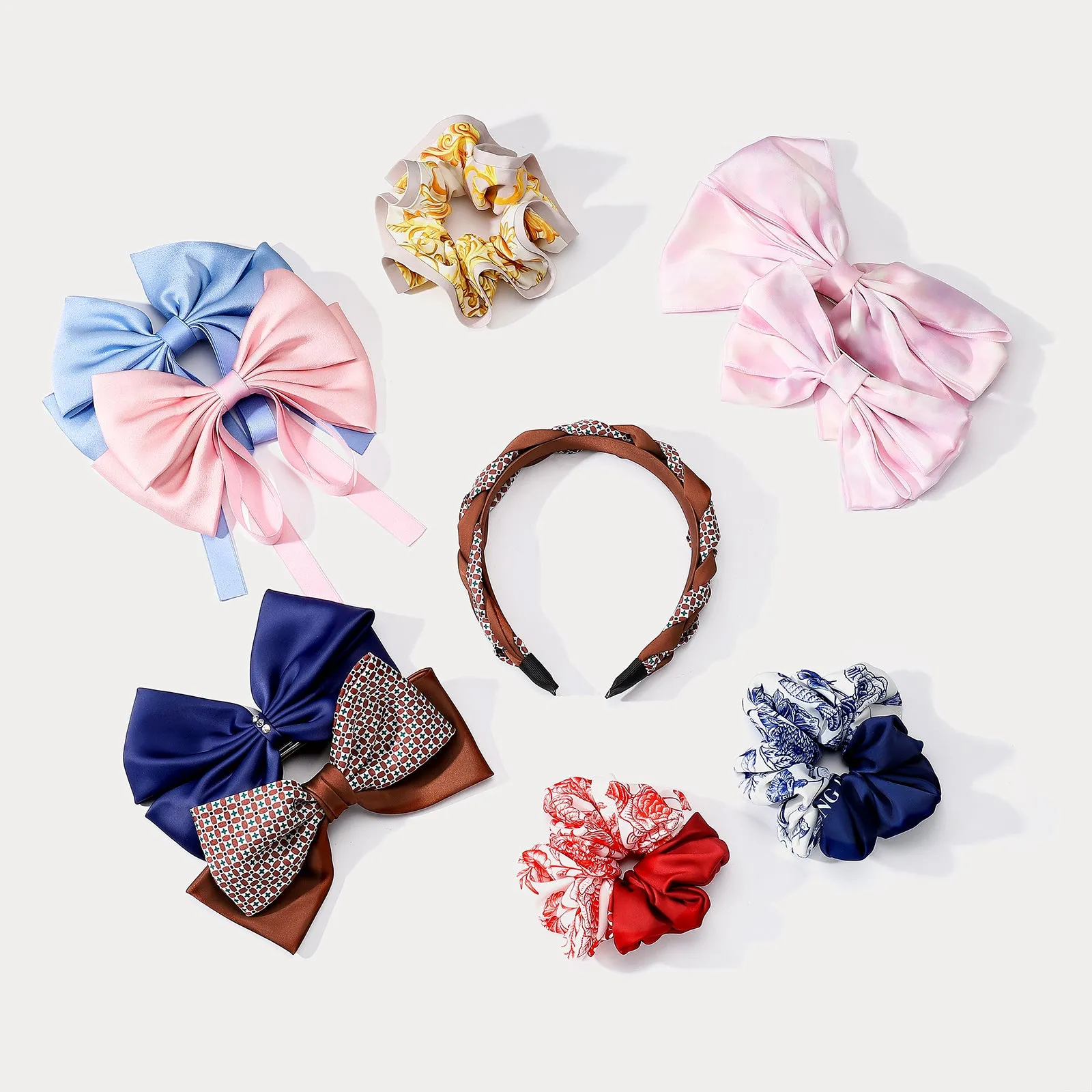 Houndstooth Hair Clips