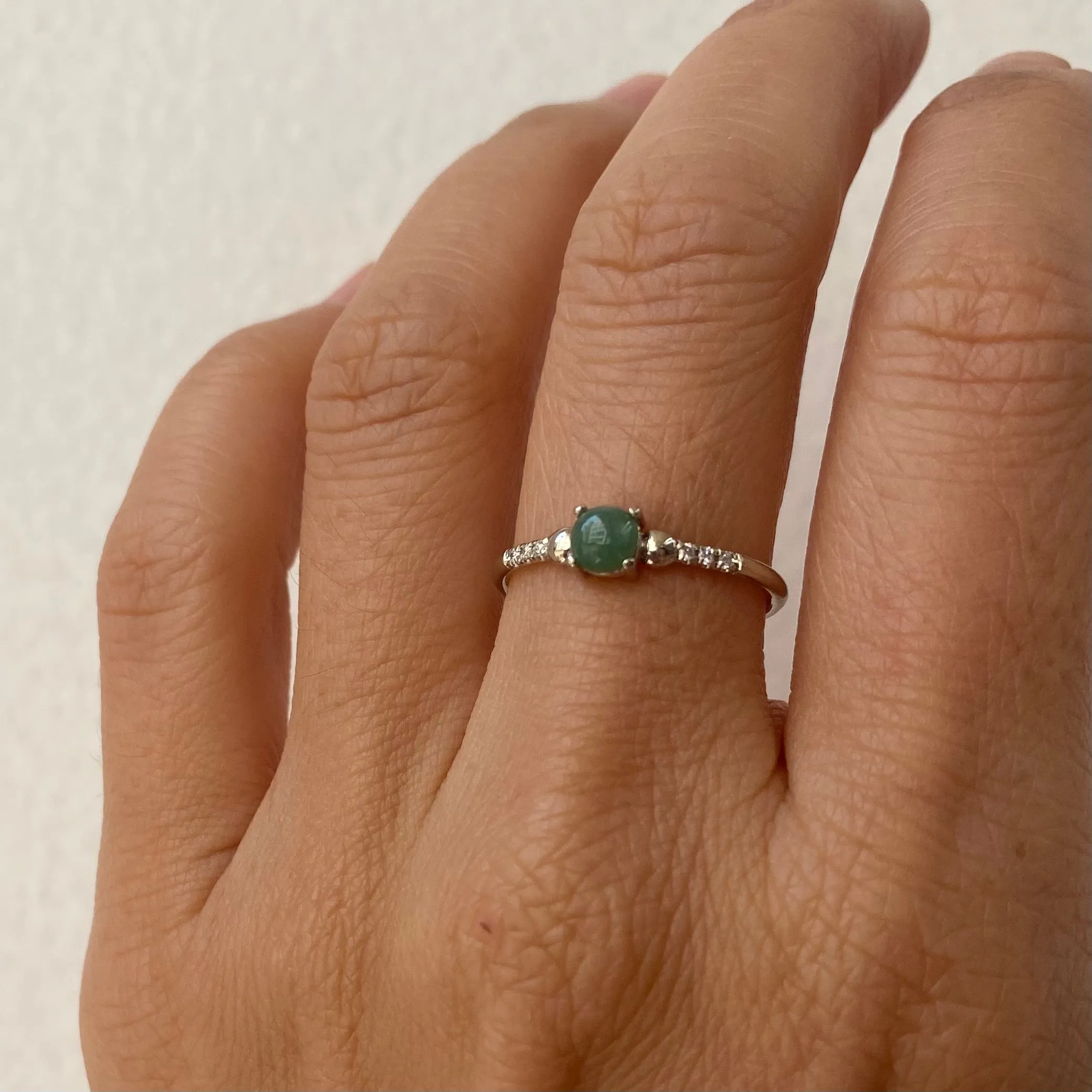 Jadeite Equilibrium Ring