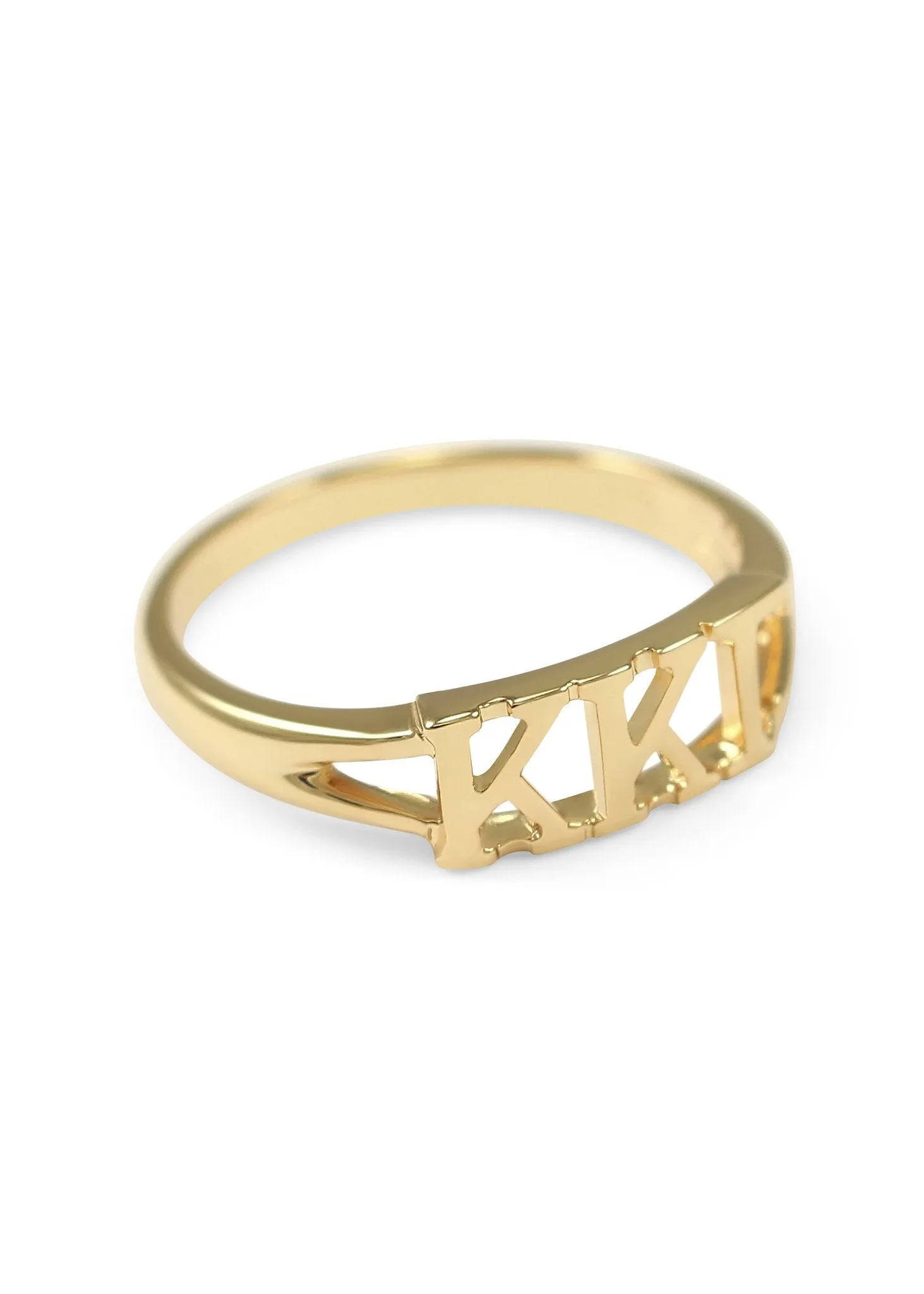 Kappa Kappa Gamma Sunshine Gold Ring