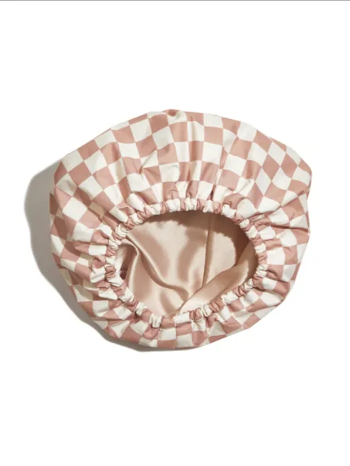 KITSCH Satin Lined Luxury Shower Cap